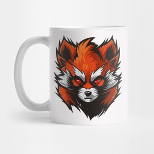 Graffiti Paint Red Panda Creative Mug